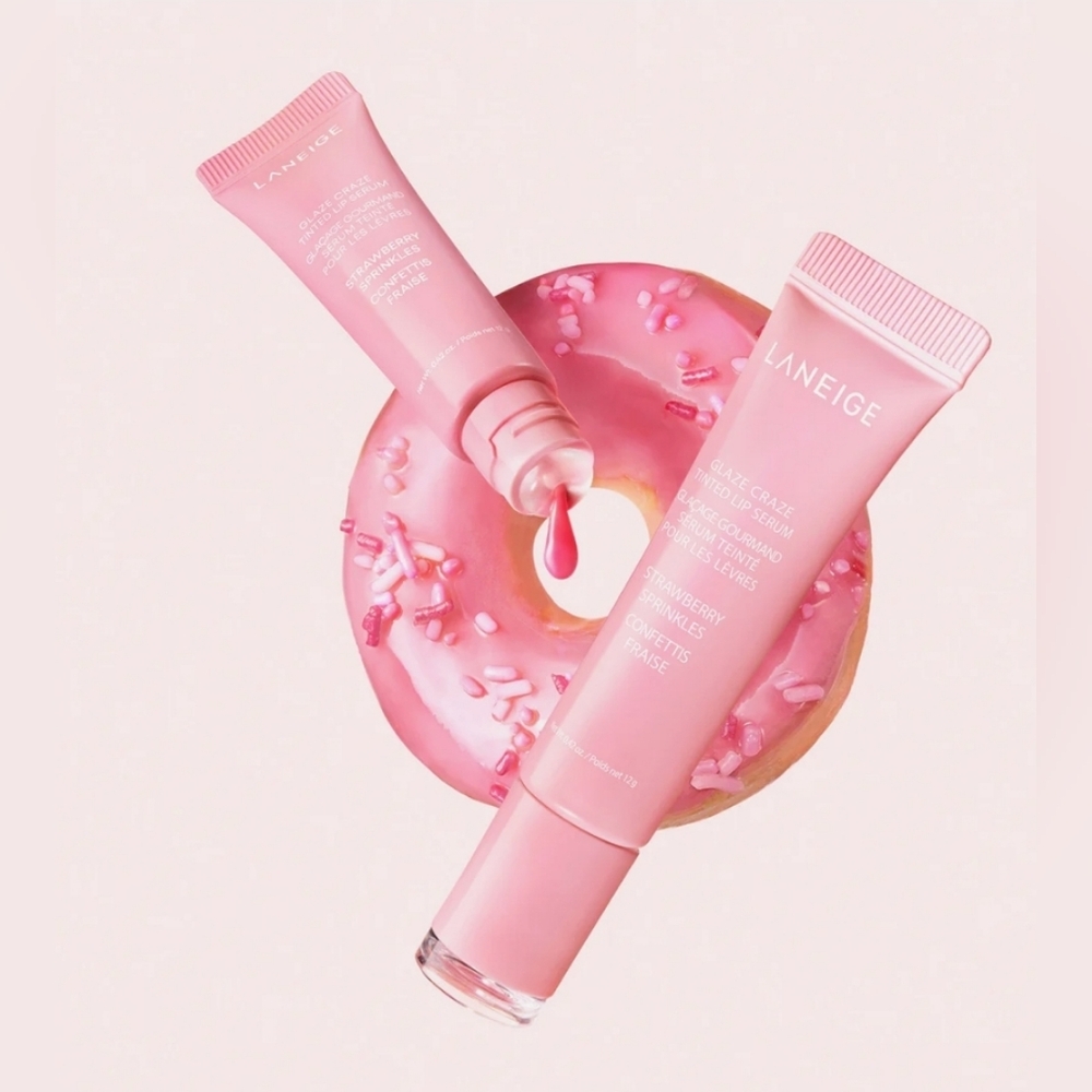 LANEIGE Glaze Craze Tinted Lip Serum STRAWBERRY SPRINKLES.